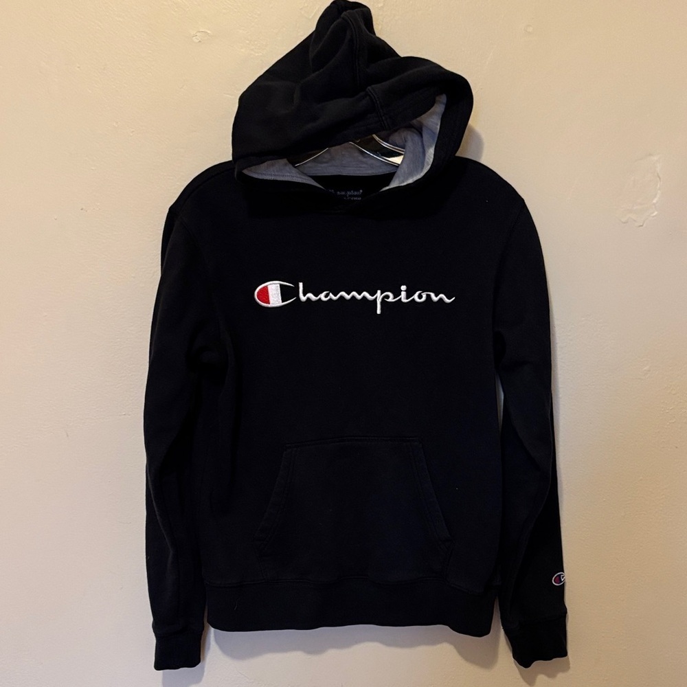 Champion Black Pullover Hoodie